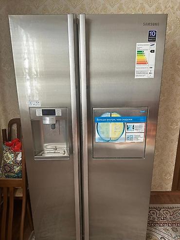 used small size refrigerator: Холодильник Samsung Side-by-Side в цвете нержавеющая сталь — 1