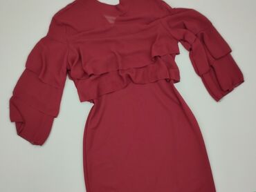 czerwona sukienki hm: Dress, S (EU 36), condition - Very good