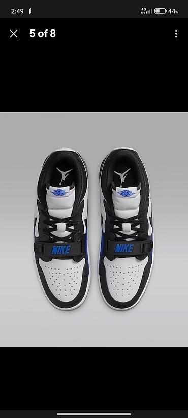 Krasofkalar və idman ayaqqabıları: Nike Jordan Legacy 312 Low – kişi krossovkası - Rənglər: ağ, qara — 3