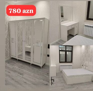 çarpayı üzərində karusellər: Yataq mebel dəsti