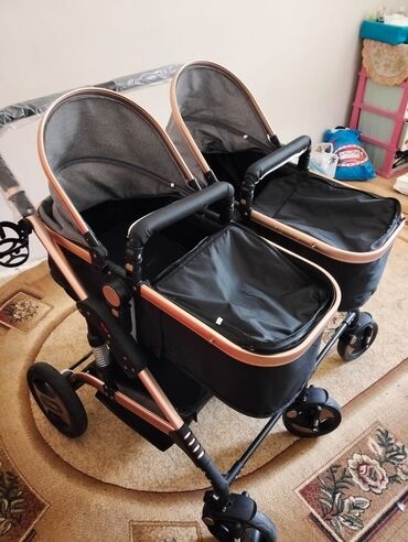 детские кресла для машины: Коляска для двойни, Возраст: 1-6 месяцев