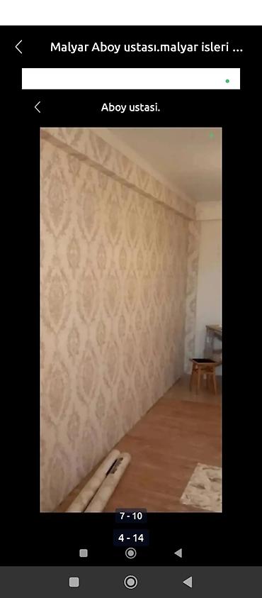 Malyar işləri: Aboy ustası malyar ustası şpoklyovka ustası paduqa ustası laminat — 4