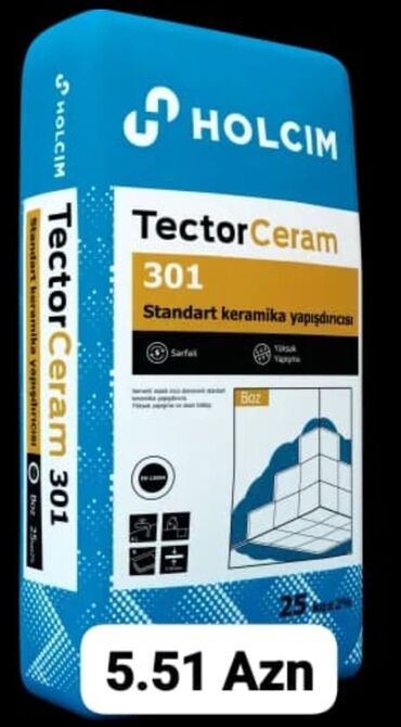 Digər tikinti materialları: HOLCIM SEMENT VE KAFEL YAPISDIRICILARI. Holcim sement 300,400,500 — 8