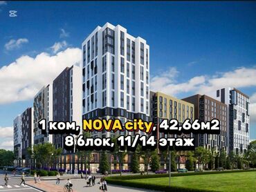 жк малина купить квартиру: 1 комната, 43 м², Элитка, 11 этаж, ПСО (под самоотделку)