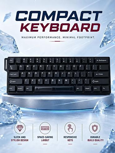 logitech superlight: Клавиатура, Механическая, Проводное подключение, Размер: 60% — 1