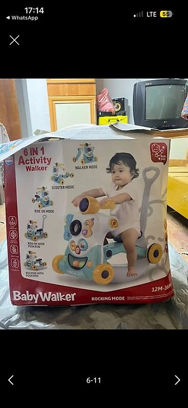 машинка детская каталка: Детский многофункциональный ходунок 6-в-1 Baby Walker - Для возраста — 1