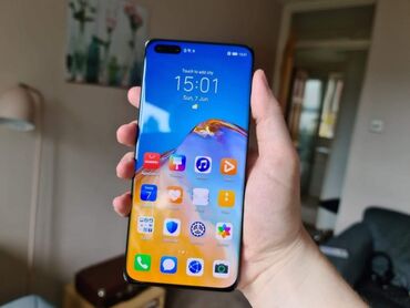 Huawei: Huawei P40 Pro, 256 GB, rəng - Qara, Sensor, Barmaq izi, Simsiz şarj