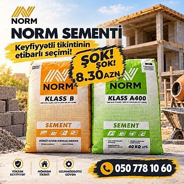 norm sement satışı: Norm Sement, M-400, A-klass, Kredit yoxdur — 1