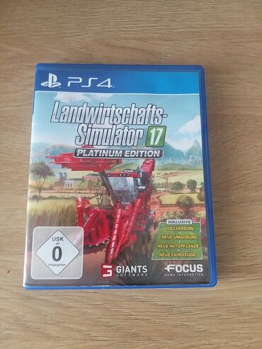 PS4 (Sony Playstation 4): Farming simulator 17 barter maraqlıdır əla vəziyyətdə.əlaqə watsapla