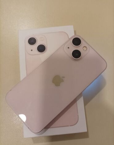 iphone 9 qiymeti: IPhone 13, 128 GB, Çəhrayı, Face ID
