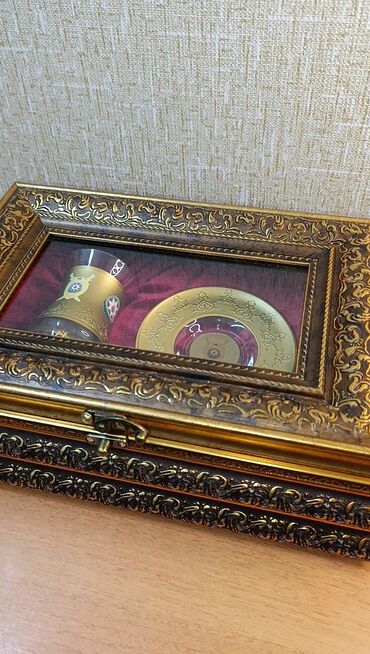 Çay dəstləri və servizlər: Çay dəsti, rəng - Qızılı, Şüşə, 126 nəfərlik, Azərbaycan — 10