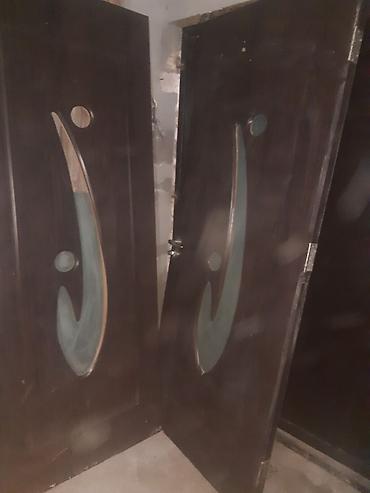 Məhsul: Daxili/interyer qapıları (2 ədəd) - Material: Taxta əsaslı