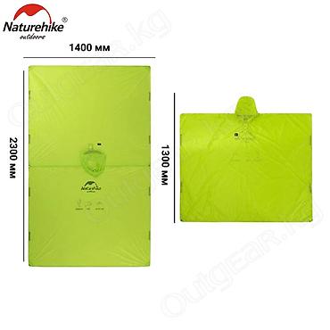 накидки: 🟠 Плащ-дождевик Naturehike Hiking Poncho 3в1 🟠 ⠀ Накидка от дождя — 2