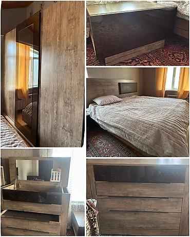Digər mebel: Turkiye istehsali yataq desti.qiymet 800 man‼️bazali ve matrasli.unvan — 1