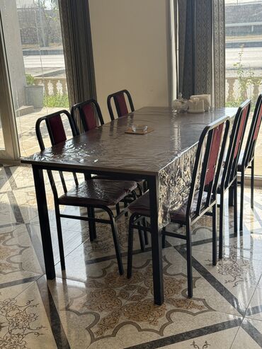Masa və oturacaq dəstləri: Mətbəx üçün, Yeni, Açılmayan, Kvadrat masa, 6 stul -da lalafo.az — 5 Masa və oturacaq dəstləri: Mətbəx üçün, Yeni, Açılmayan, Kvadrat masa, 6 stul — 5