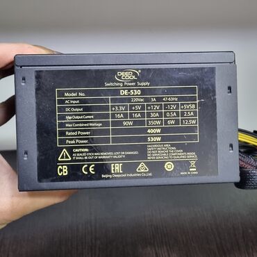 Блоки питания: Блок питания, Б/у, DeepCool, 400 Вт, 400 Вт — 3