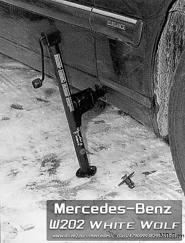 домкрат кузовной: Домкрат-стойка для Mercedes-Benz (серия W202 и др.) с боковым — 1