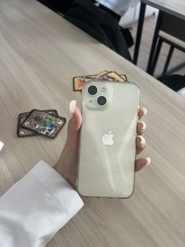графический планшет с экраном цена бишкек: IPhone 13, Колдонулган, 128 ГБ, Старлайт, Каптама, 95 %