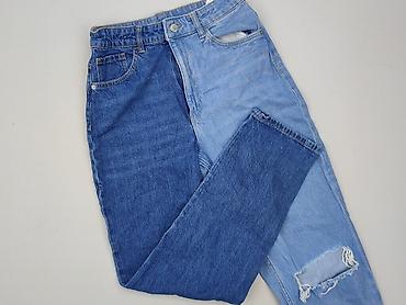 dresy l: Spodnie jeansowe, H&M, 14 lat, 164, stan - Bardzo dobry — 1
