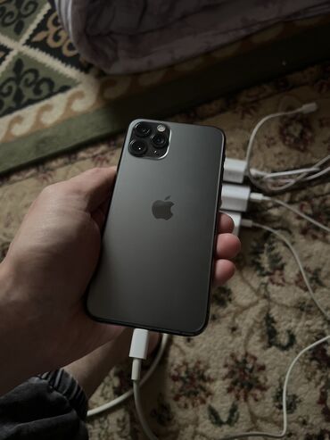 12 про макс цена бишкек бу: IPhone 11 Pro, Колдонулган, 256 ГБ, Кулакчындар, Коргоочу айнек, Каптама, 72 %