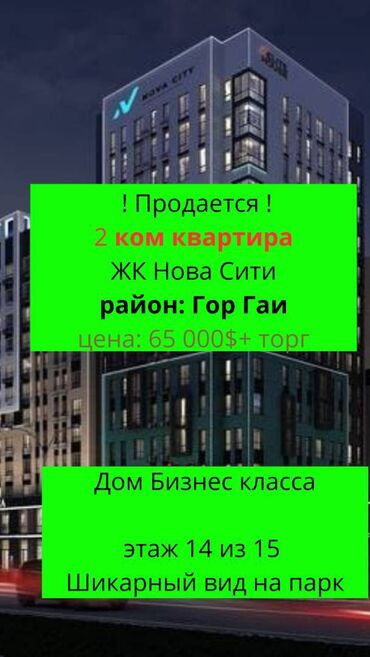 Продажа домов: 2 комнаты, 81 м², Элитка, 14 этаж, ПСО (под самоотделку)