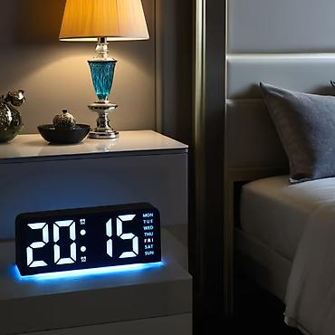Ostala elektronika: Kul stilski LED digitalni budilnik | Dvostruki alarm, prikaz vremena i — 13