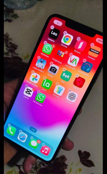 i̇phon: IPhone Xs Max, 512 GB, Ağ, Face ID