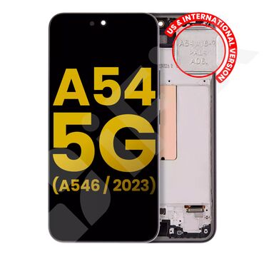 Telefon ekranları: 📱 Ekran Samsung A54 5G (A546E) çərçivədə qara 🛠️İstənilən növ telefon