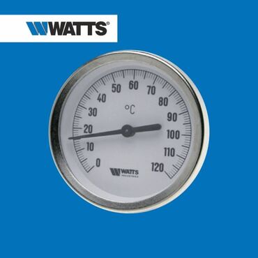 Сантехника: Термометр биметаллический серии T Watts (Германия) аксиальный