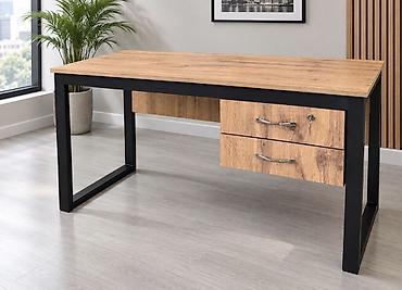 komputer stolu tap az: Sənaye üslubunda yazı/iş masası - Material: taxta teksturalı laminat — 1