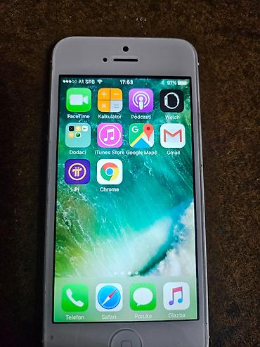 Apple iPhone: Apple iPhone 5, sivi/srebrni.Telefon je potpuno ispravan sim free — 3