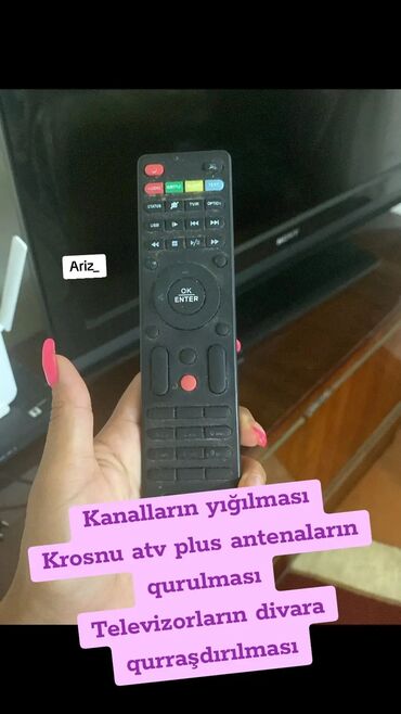 mingecevirde kiraye evler 2021: Krosnu ustası Kanalların yığılması Televizor ustası Televizorların