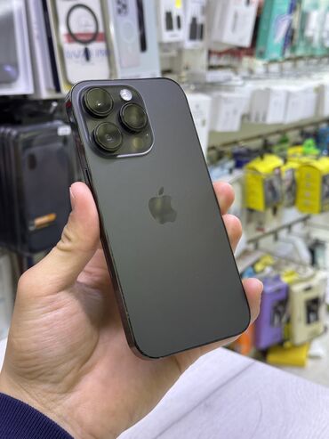 айфон 14 цена в бишкеке: IPhone 14 Pro, Колдонулган, 128 ГБ, Кара, Коргоочу айнек, Каптама, Куту, Бөлүп төлөө менен, 86 %