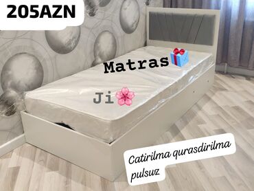 carpayı bazalı: Yeni, Təknəfərlik çarpayı, Bazalı, Matras ilə