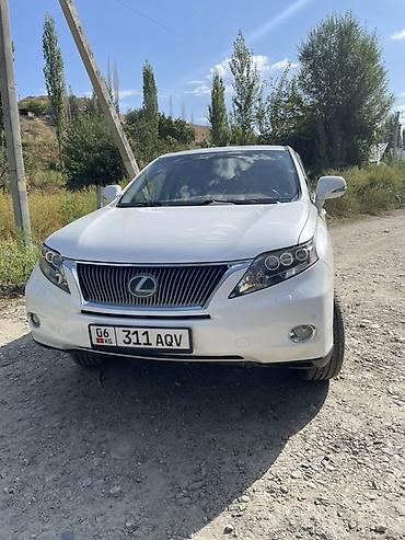 ижара машина: Lexus RX: 2011 г., 3.5 л, Автомат, Гибрид, Кроссовер — 1