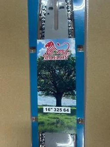 Ostali pribor i dodaci za alate: Set za motorne testere 16” – vodilica + 2 lanca - Dužina vodilice: 16 — 7