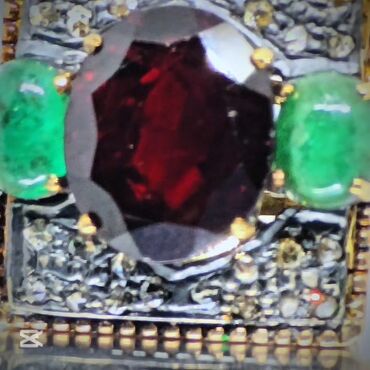 Üzüklər: Üzük, Sarı qızıl, Qranat — 5