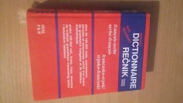 igrica meda i veličanstveni: Prodajem nov rečnik francusko-srpski i srpsko francuski u selu