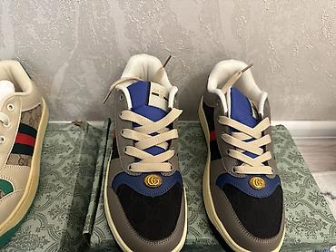 кеды gucci: Мужские кроссовки, 40, 41, 41.5, Gucci, Новый, цвет - Бежевый, Самовывоз, Платная доставка — 2