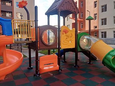 usaq ucun oyuncaq evler: Uşaq oyun kompleksi – çoxmodullu, açıq havada quraşdırılmaq üçün — 2