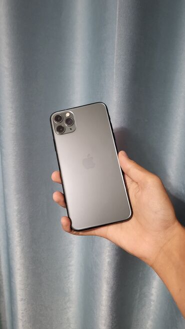 iphone 11 pro бу: IPhone 11 Pro Max, Колдонулган, 64 ГБ, Alpine Green, 79 %