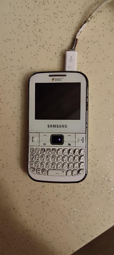 samsung adapteri: Samsung C3222, rəng - Ağ, Düyməli — 1