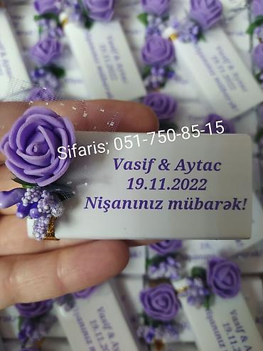 Toy paltarları və aksesuarları: Xonca sokoladlar nisan,toy,heri,xina,elcilik ve ad gunleri ucun — 5