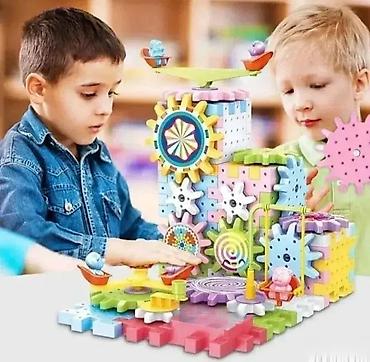 lindex devojcice: Kocke za Sklapanje - Građevinski Set za Igru 🧱🎉 Električni — 1