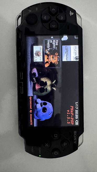 psp: Sony PSP (PlayStation Portable), черная. прошитая psp в отличном — 3