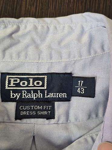 perry: Мужская рубашка, L, Polo Ralph Lauren, Б/у, цвет - Белый, Самовывоз — 10