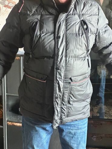 зимние мужские куртки: Куртка 8XL (EU 56), цвет - Черный