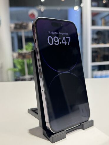 Audio: IPhone 14 Pro, 128 GB, Deep Purple, Zəmanət, Kredit, Simsiz şarj