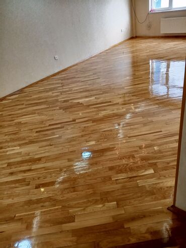Döşəmə işləri: Parket cilalama və laklama xidməti - Yaşayış və ofis məkanlarında — 11