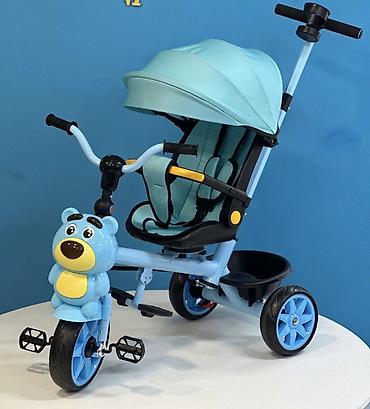 Uşaq velosipedləri: №: 16307 Məhsulun adı: Üçtəkərli velosiped Hello Kids 13272756, mavi — 1